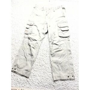 Eddie Bauer Khaki Cargo Pants Men's Size 38x32 EUC